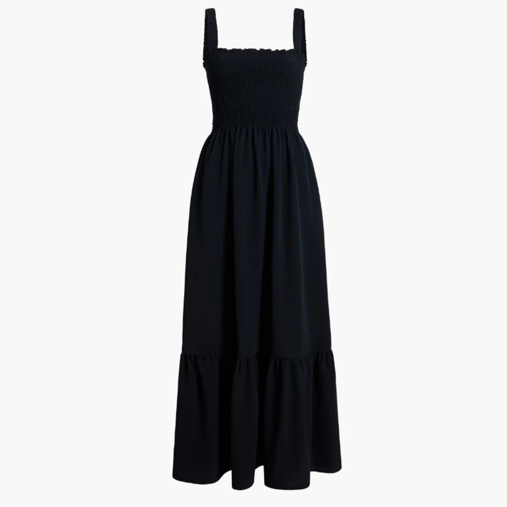 NWT Hill House Home - The Anjuli Nap Dress Black Small **NAVY